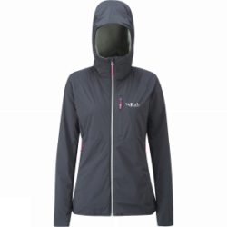 Rab Womens Alpha Direct Jacket Ebony/Ash